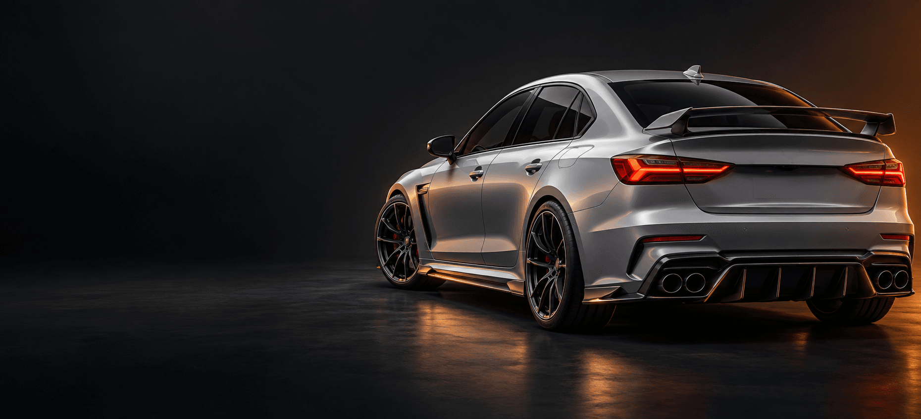 Sport-styled vehicle with body kit