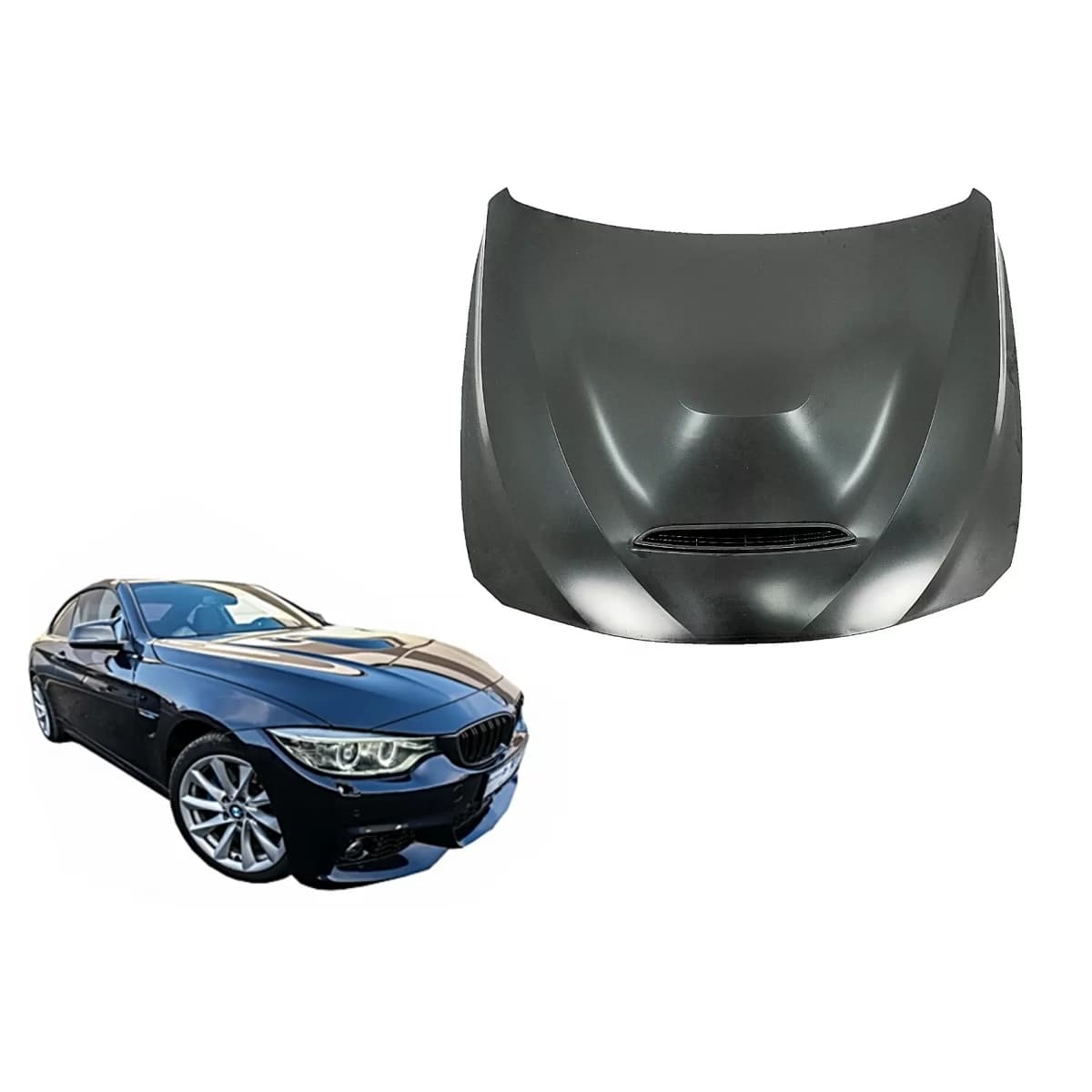 Hood Bonnet suitable for BMW 3 Series F30 F31 F35 (2011-2019) 4 Series F32 F33 F36 Gran Coupe (2011-2019) M3 M4 GTS Look image 12